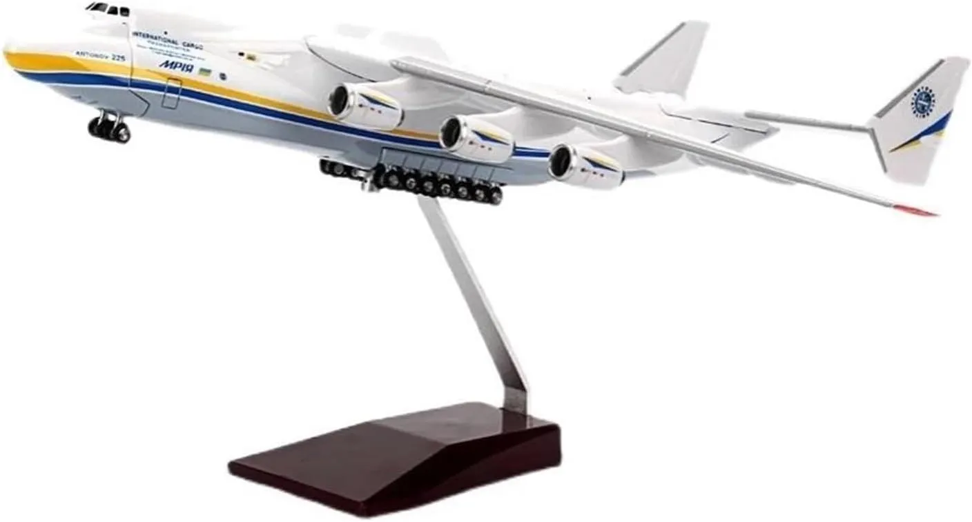 1 200 for An225 Airplane Model Antonov Model Airplane Resin Aircraft Plane Ukraine Painted Mriya Transporter Display Model Miniatures Toy's Set