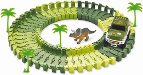 100654 Magic Traxx Dino-Park Mini 54 Pieces in Box Green