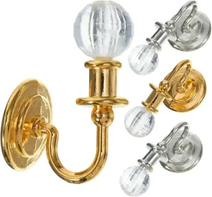 10pairs Wall Light Model of Tiny Decorative Lamps for Dollhouse Decor Compact Easy to Install House Scenes Design
