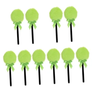 10pcs Blush Brush for Makeup Soft Bristles Portable Cosmetic Brush for Women for Loose Powder and Foundation Application and Easy to Clean Vibrant