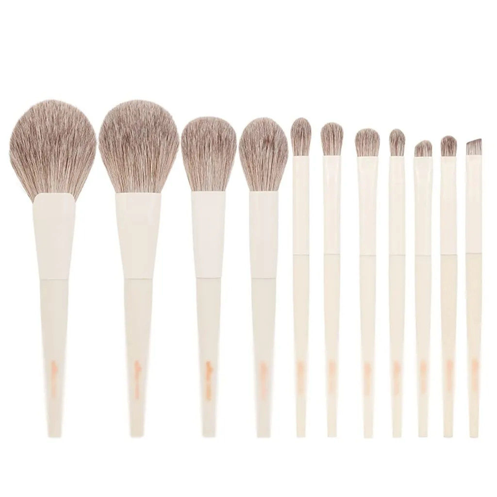 11 Pcs Makeup Brushes Set Complete Synthetic Make Up Brush Kit for Powder Contour Eyeshadow Make Up Brushes