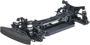 1/10 Scale 4X4 On-Road Rolling Chassis Frame Kit - Hobby Grade RC Car Chassis for Adults, DIY Customizable RC Car Frame (Electric Parts Not Included)