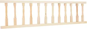 1:12 Wooden Dollhouse Handrail Mini Simulation Dollhouse Handrail Furniture, Doll House Wooden Furniture Decoration Accessory