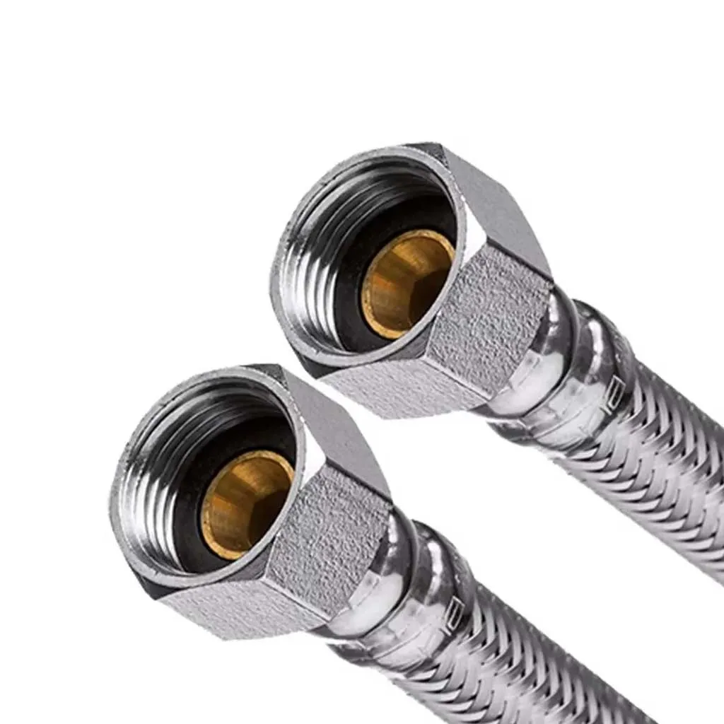 1/2 x 1/2 Inch Flexible Hose Tap Tail Connector 30-60cm