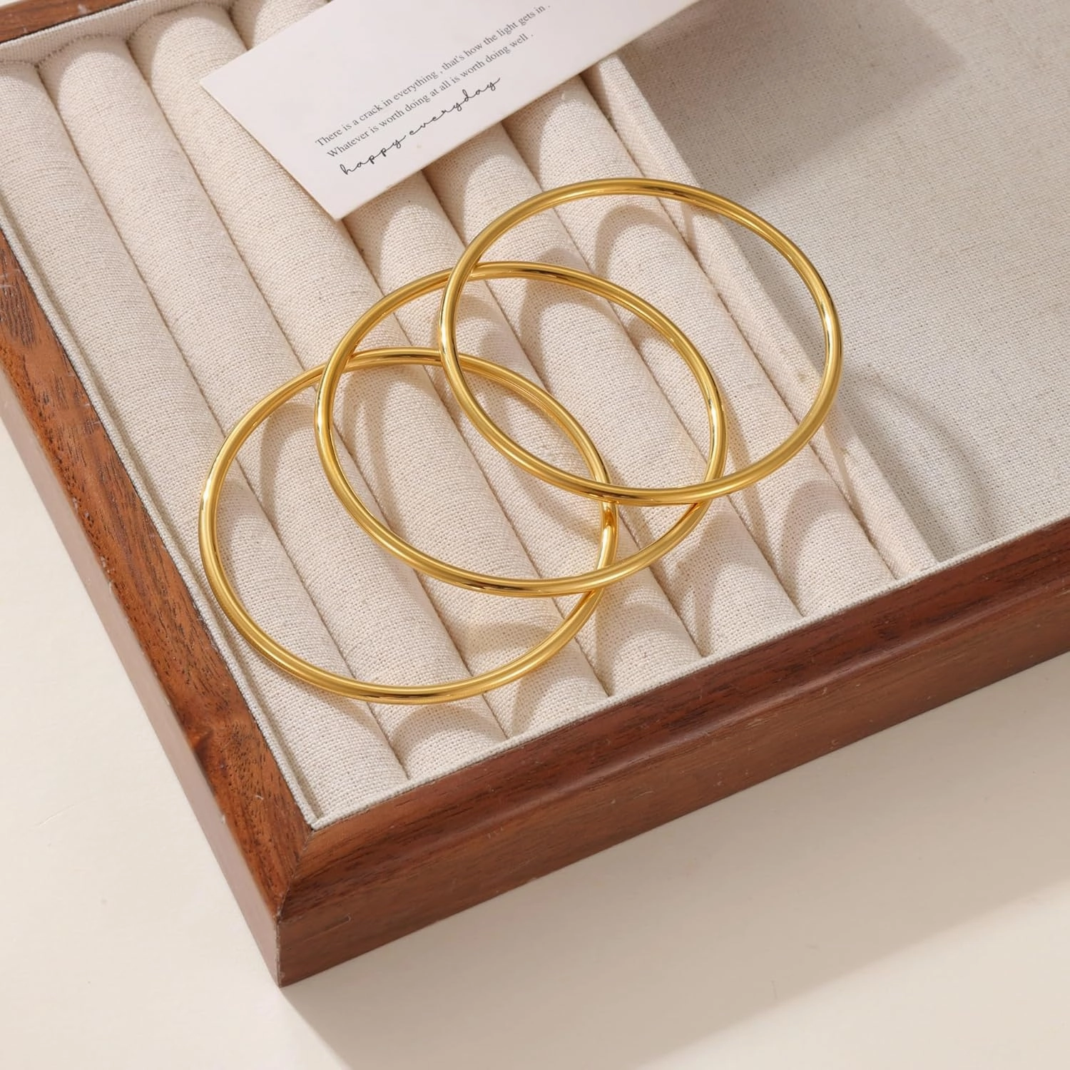 14k Gold Stainless Steel Plated Love Bracelet Plated Stackable For Women Round Solid Color Plain Circle Bracelet The Love Wedding For Couple