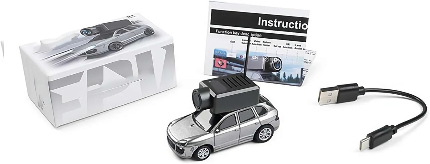 1/64 FPV Mini RC Car,FPV RC Racing Car with HD Camera & 3-Speed,2.4GHz WiFi App Controlled Remote Control Drift Cars for Adults,Realistic The First Perspective RC Toy,for Enthusiasts