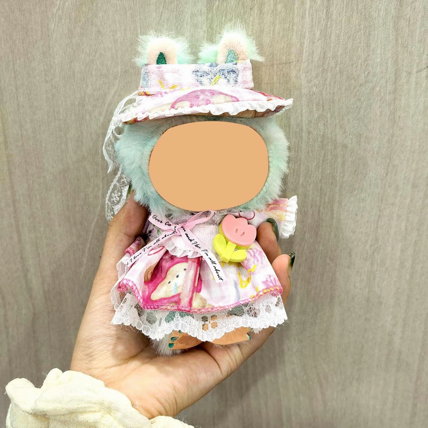 17cm Doll Clothes (NO Doll) Cute and Chic Outfits - 3 Piece (Hat   Dress   Apron), Kawaii Doll Set Accessories are Suitable for Birthday Gifts, Dress Up