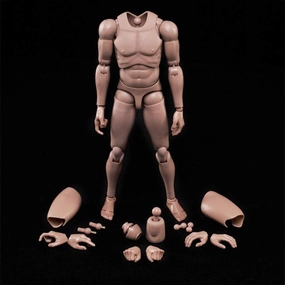 1:6 Scale Muscle Male Action Figure Europe Skin 12 Inch Flexible Male Figure Body Doll Miniature Figure Without Head Sculpt