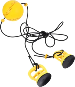 1pc Reaction Ball Boxing Hanger Balls Speedball Carabiner Window Suction Cups with Hooks Double End Pilates Equipment Kit Fairy Lights Battery Operated Pu Yellow
