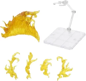1set Action Figure Stand Flame Effect Doll Display Holder for Model Toys Premium Base Flexible Clip for Dynamic Poses Sturdy Support for Collectibles Easy Assembly
