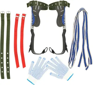 1Set Adjustable Tree Climbing Gear with Spike Shoes for Durable Climbing Tool for Coconut and Litchi Enhanced Safety Design for High Up Logging