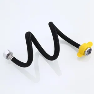20-80cm Water Inlet Hose Black Faucet Heater Pipe Toilet Connection Cold Hot Mixer Pipe Kitchen Bathroom Accessories Set,1pcs,Length: 50cm