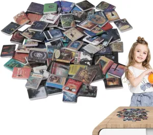 200 Tiny Doll House Books, ni Brands Books, ni Books,Miniature Books for Doll House Decoration, Portable Kids Tiny House Books Decorations Doll House Decoration for Study Room, Living Room