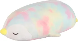 22" Rainbow Color Penguin Plush Stuffed Animal Toy, Large Cute Soft Body Pillow, Kawaii Plushies Doll Gift for Kids Girl Boy Birthday Valentines