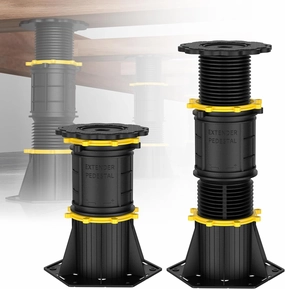 2 Pcs Adjustable Height Bed Support Legs 8.5-13 inch, Bed Frame Center Support Legs for Bed Frame/Bed Center Slat, Bed Support Reinforcement Parts Bed Slats Support Leg Bed Replacement Legs