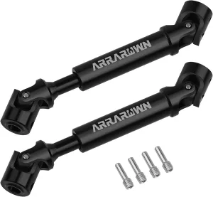 2Pcs 1/10 RC Car CVD Drive Shaft Axis 90-105mm Upgrade Parts fit for 1/10 Axial SCX10 Absima CR3.4 Yikong YK4102 YK4103 RC Crawler Cars Replacement Parts