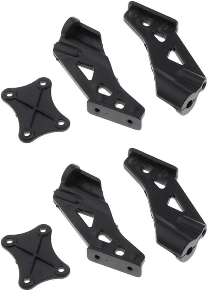 2X 144001 1258 Tail Fixed Parts Adjustable Tail Wing Firmware Fittings Set Compatible with 144001 1/14 4WD RC Car Accessories