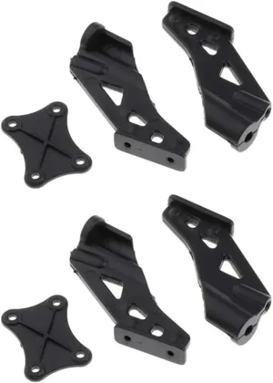 2X 144001 1258 Tail Fixed Parts Adjustable Tail Wing Firmware Fittings Set Compatible with 144001 1/14 4WD RC Car Accessories