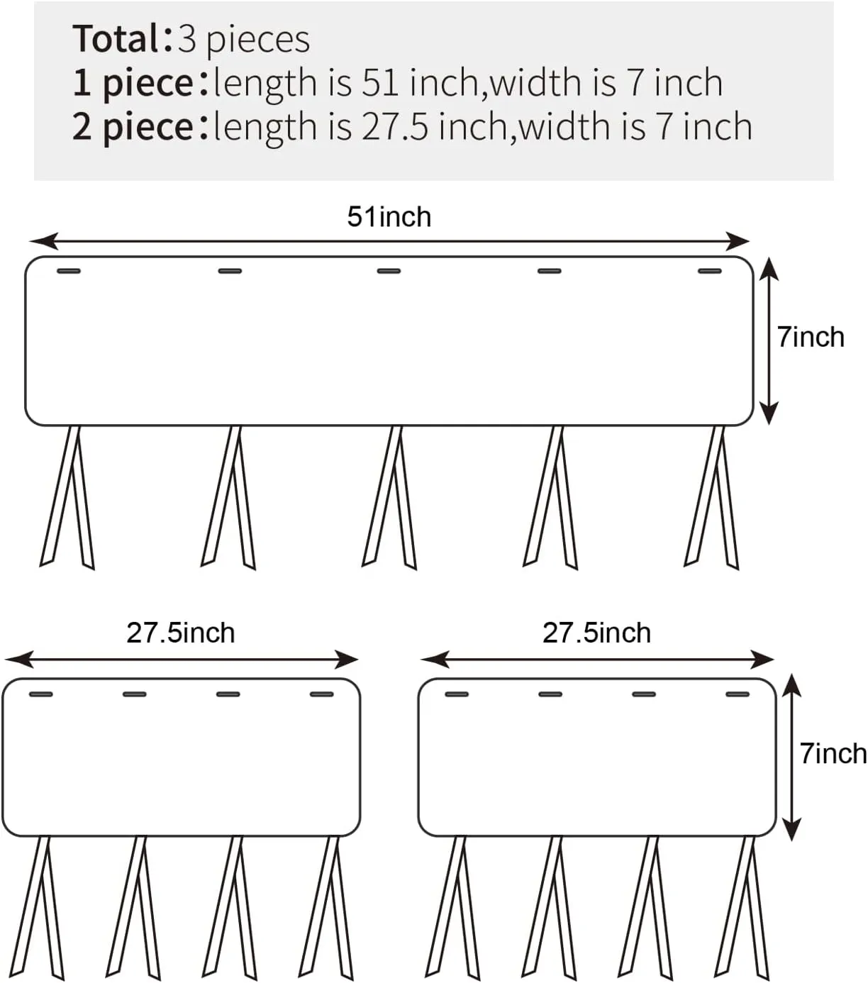 3 in 1 Crib Rail Covers for Teething,Soft Breathable Mesh Liner Anti-Collision Strip Corner Cover, Crib Teething Cover, Rail Edge Protector Strip（2025 New） (White)
