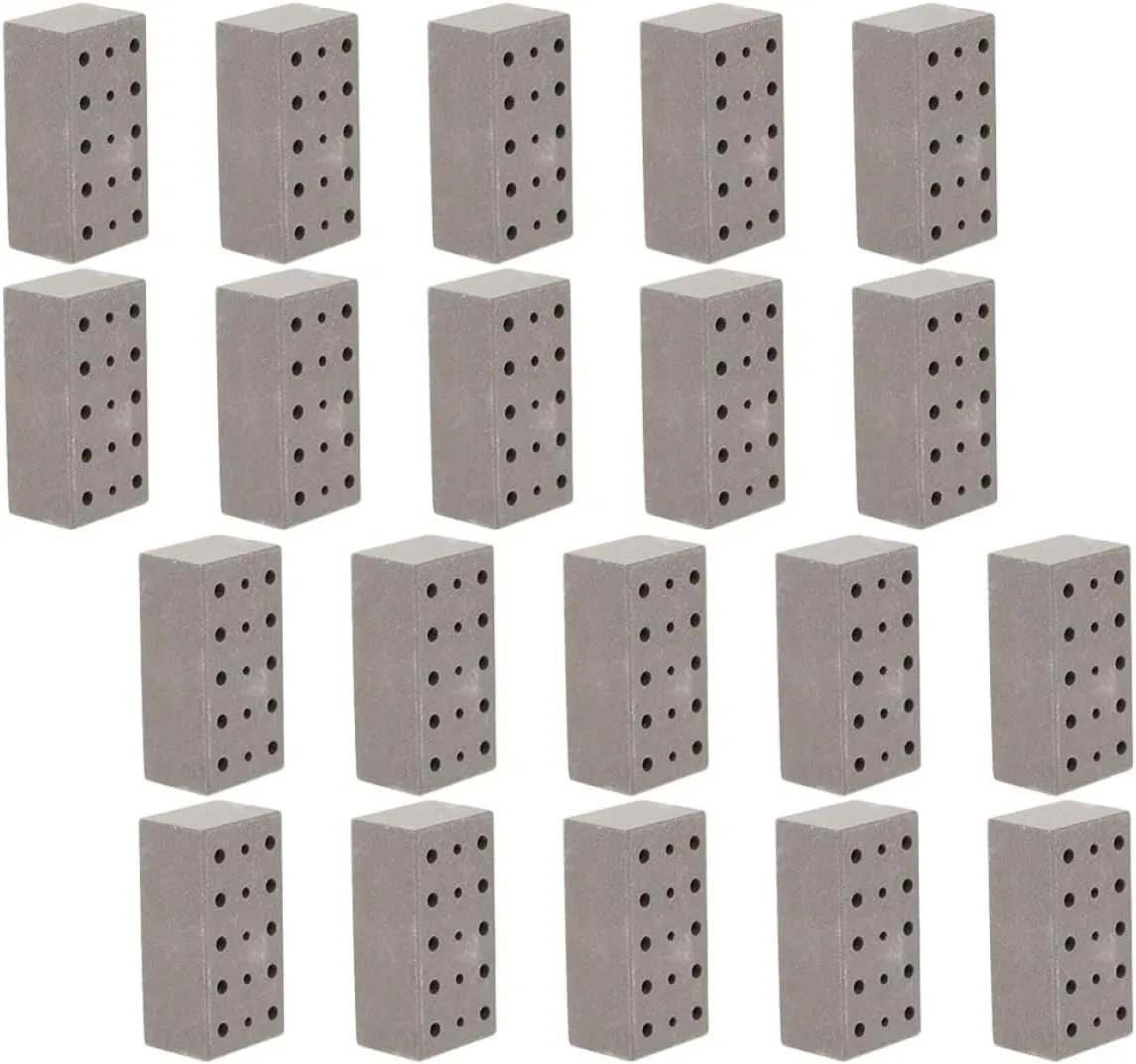 30pcs Miniature Bricks for Landscaping Tiny Brick Crafting Blocks for DIY Projects Portable Building Kits for Creative Structures and Family Engagement