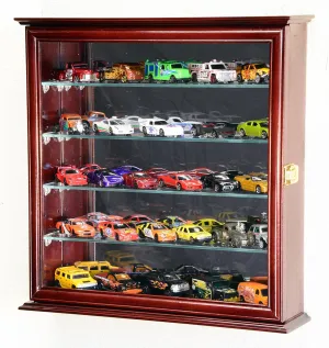 4 Adjustable Shelves Hot Wheels/Matchbox/Diecast Cars / 1/64 Model Display Case Cabinet
