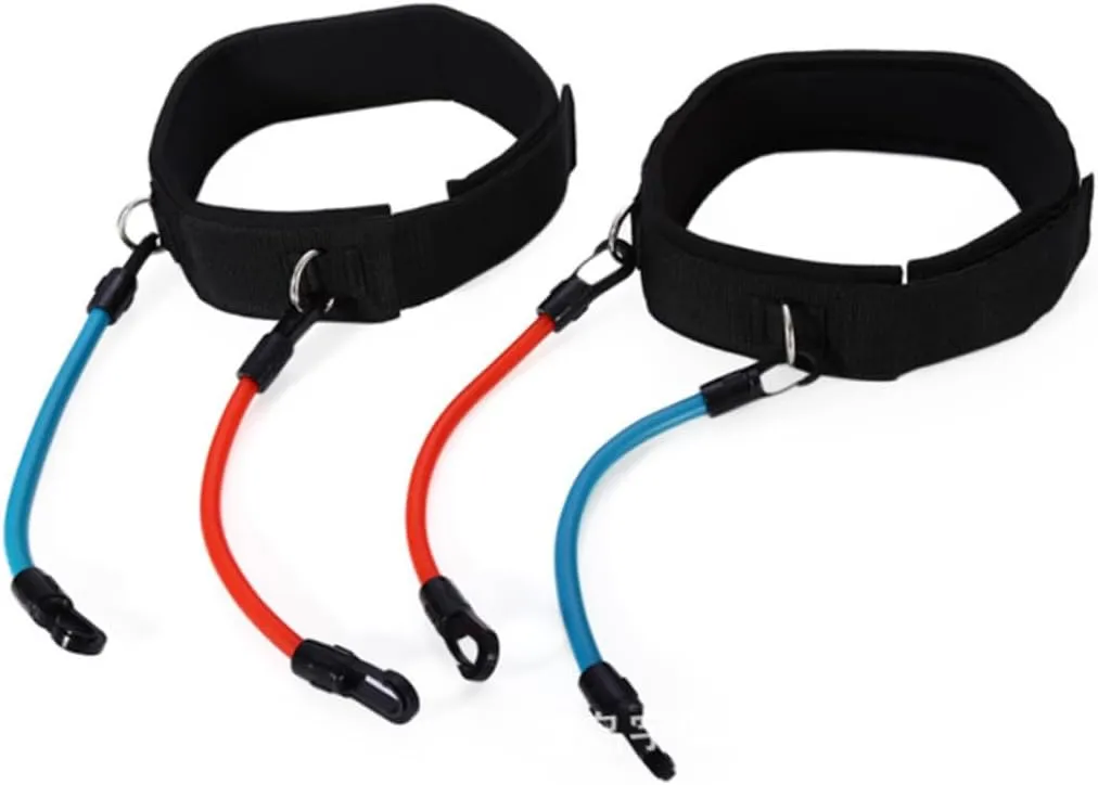 4 Pcs Gym Attachment Thigh Band The Black Blackl Blackw Thigh Strap Black in Neoprene Padded Taekwondo
