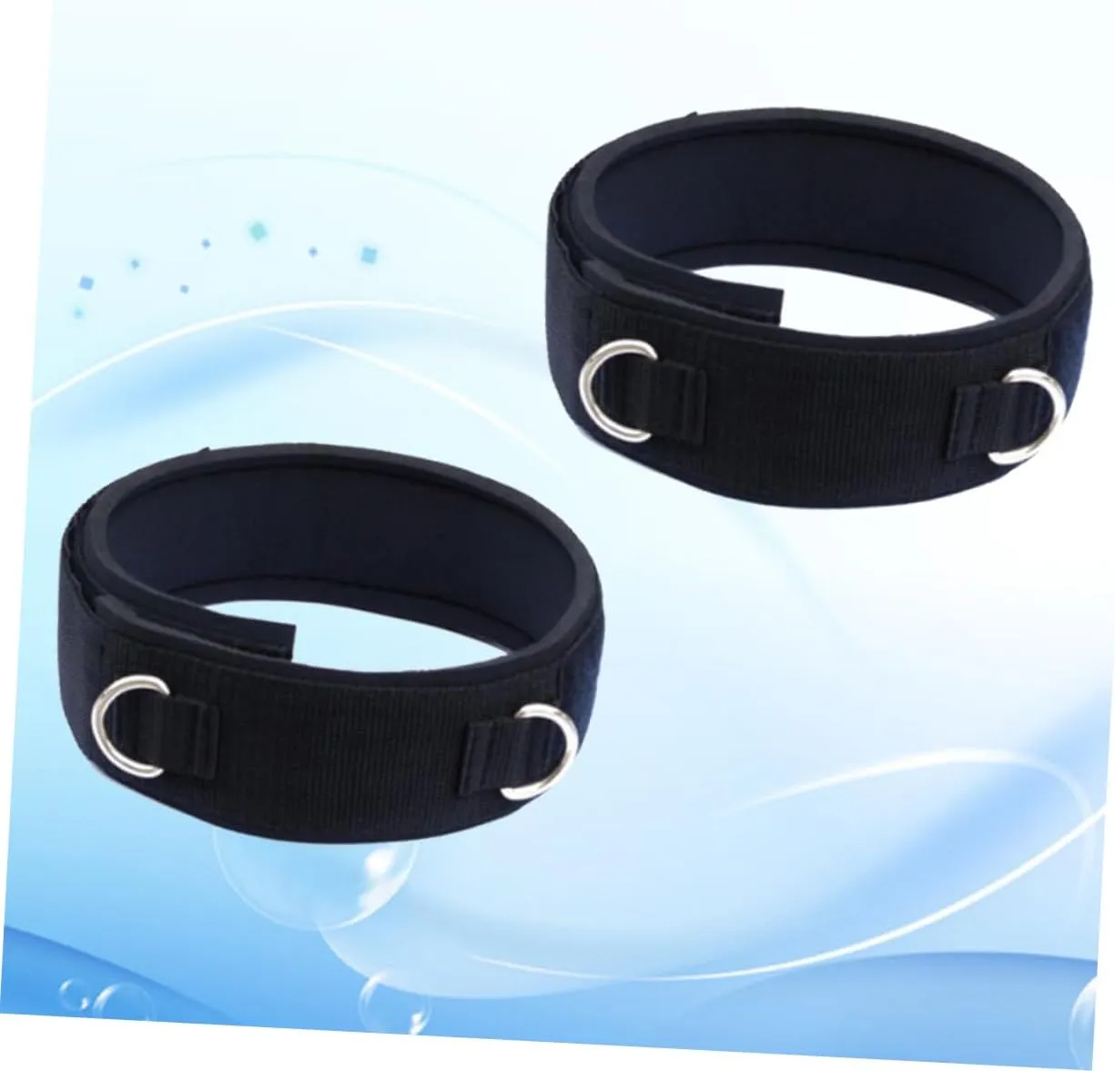 4 Pcs Gym Attachment Thigh Band The Black Blackl Blackw Thigh Strap Black in Neoprene Padded Taekwondo