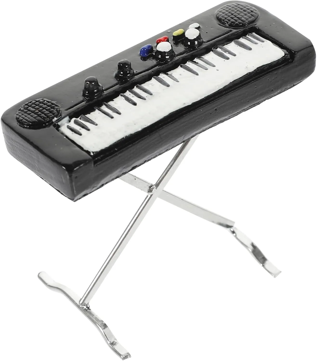 4pcs Miniature Musical Instrument Mini Electronic Organ for Doll House Decor Perfect Mini Piano for Music Lovers