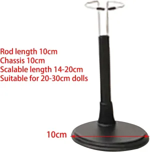 4X Doll Stand Height Adjustable Lightweight Model Doll Doll Accessories for Collection Figures Action Figures