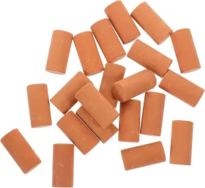 50pcs Realistic Mini Bricks Building for Landscape Decor Dollhouse Accessories for Architectural Models and Miniature Crafts