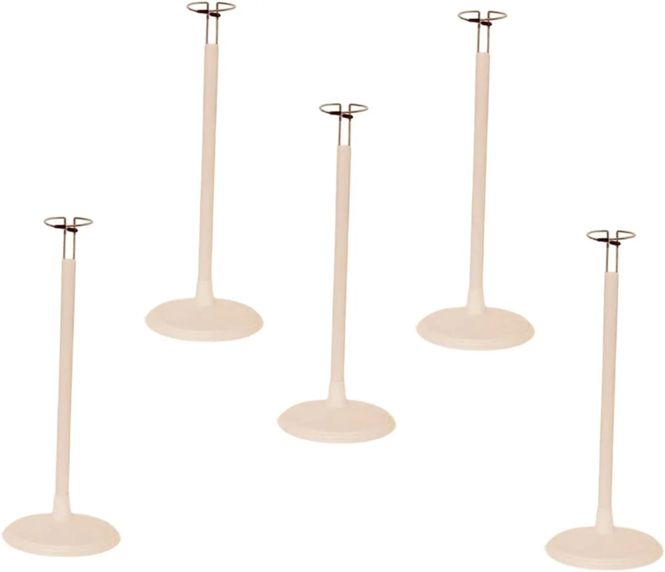 5X Doll Stand Support Bracket Toy Doll Holder Adjustable Portable Figures Display Rack, 30 to 38CM for 45cm