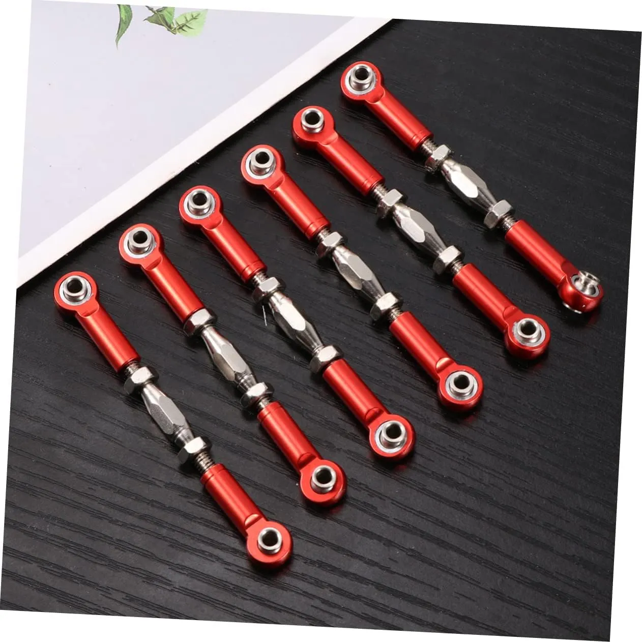 6pcs 71mm Aluminum Car Turnbuckle Rod Linkage for Epxhsp Racing Hpi Truck Buggy Machined Easy Install