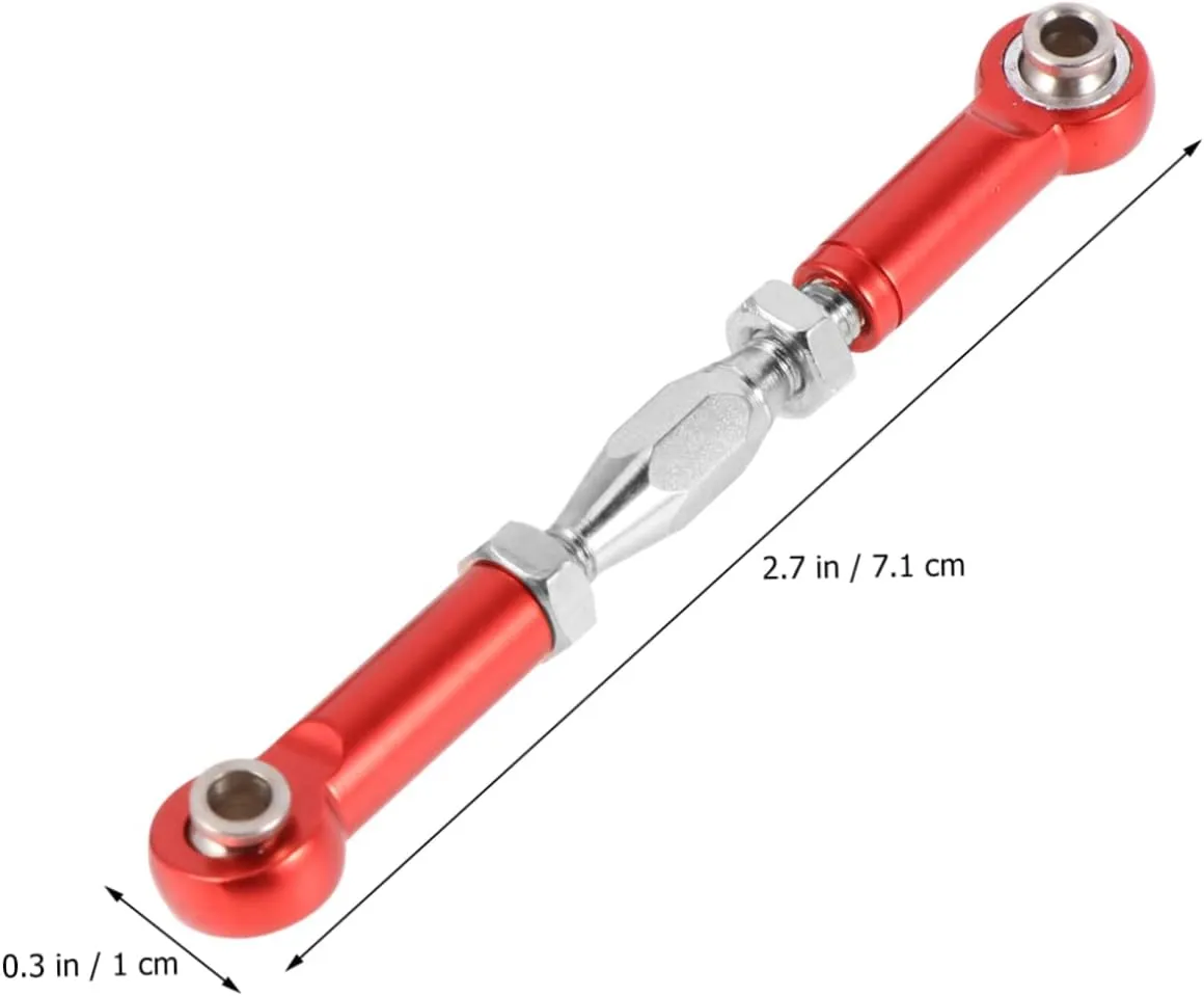 6pcs 71mm Aluminum Car Turnbuckle Rod Linkage for Epxhsp Racing Hpi Truck Buggy Machined Easy Install