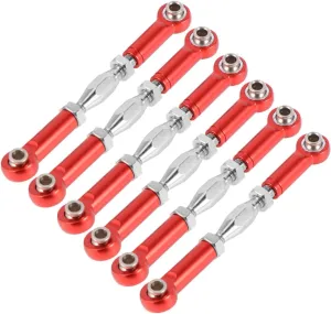 6pcs 71mm Aluminum Car Turnbuckle Rod Linkage for Epxhsp Racing Hpi Truck Buggy Machined Easy Install