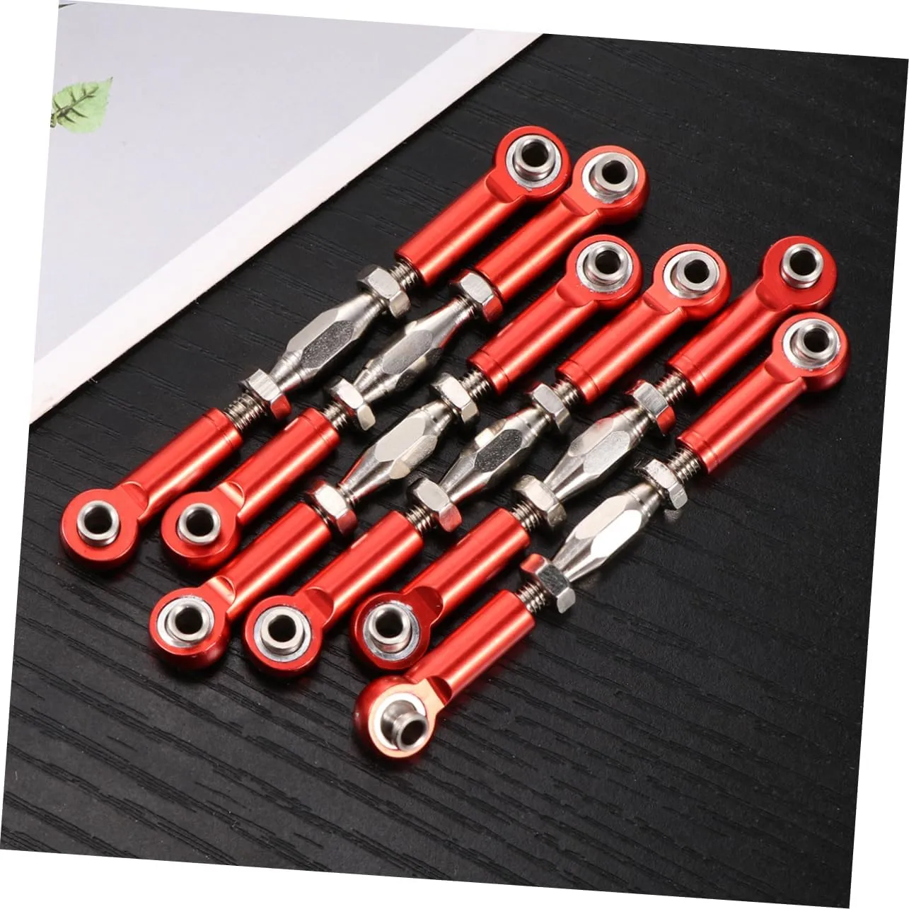 6pcs 71mm Aluminum Car Turnbuckle Rod Linkage for Epxhsp Racing Hpi Truck Buggy Machined Easy Install