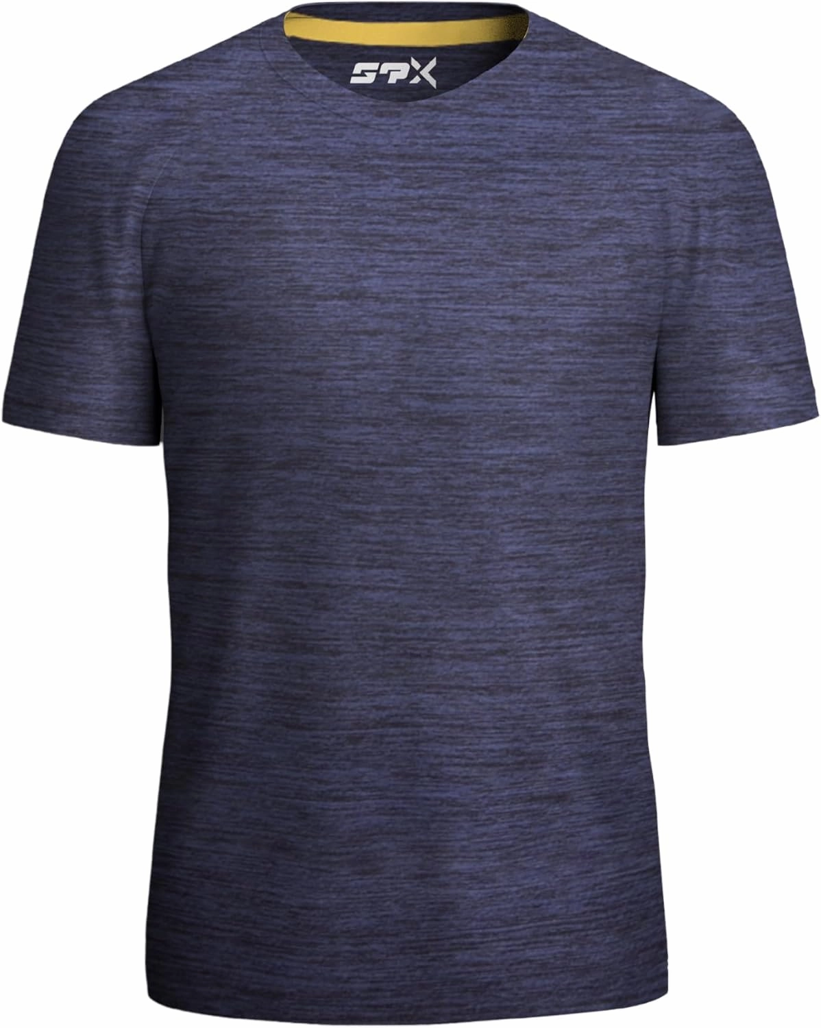 [5 Pack] Men’s Workout Short Sleeve Dry Fit T Shirts Quick Dry Active Athletic Crewneck Running Gym Moisture Wicking Tee Tops