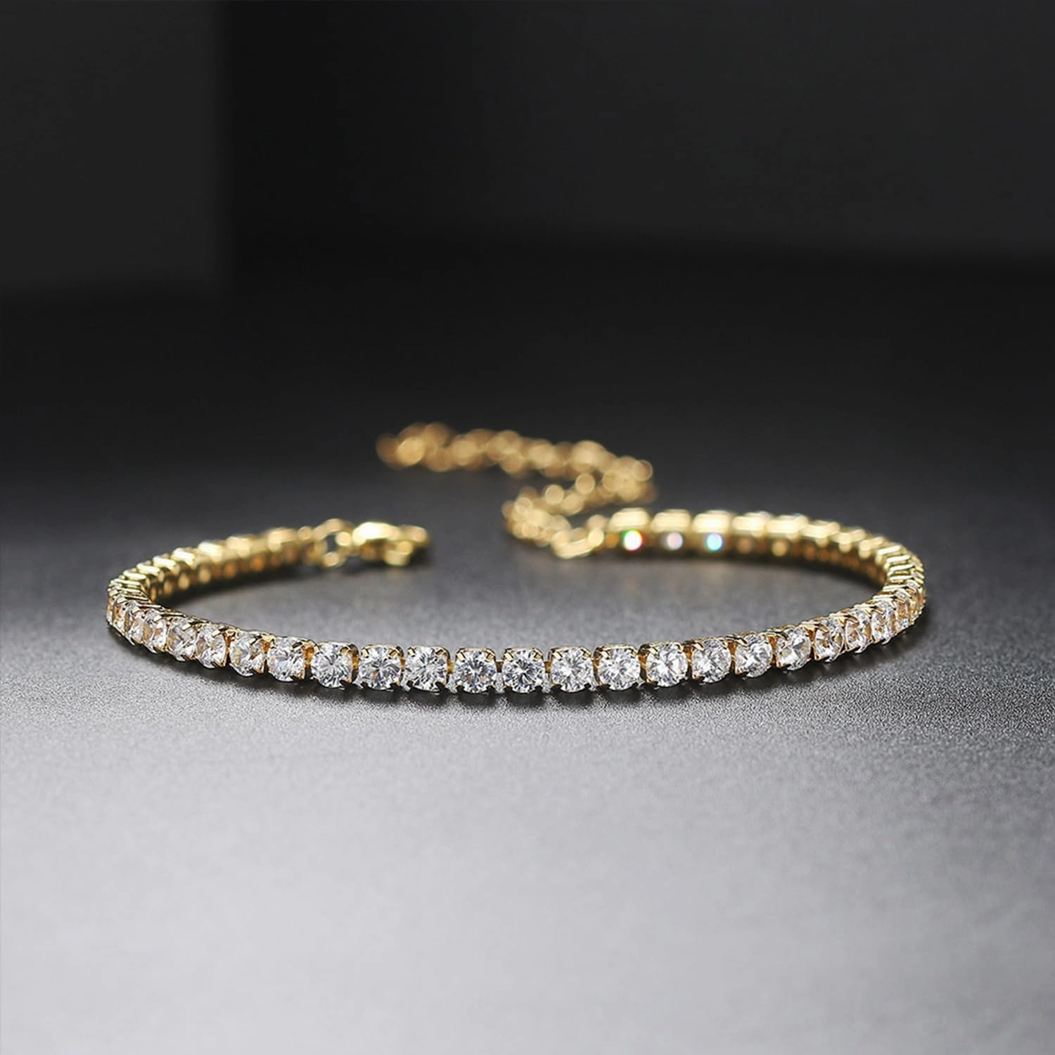 A D. ALLEN & DANMI. 18 K Gold Plated Love Bangle Bracelet Set Flexible Wide Wristband Bangle Bangle Set for Love