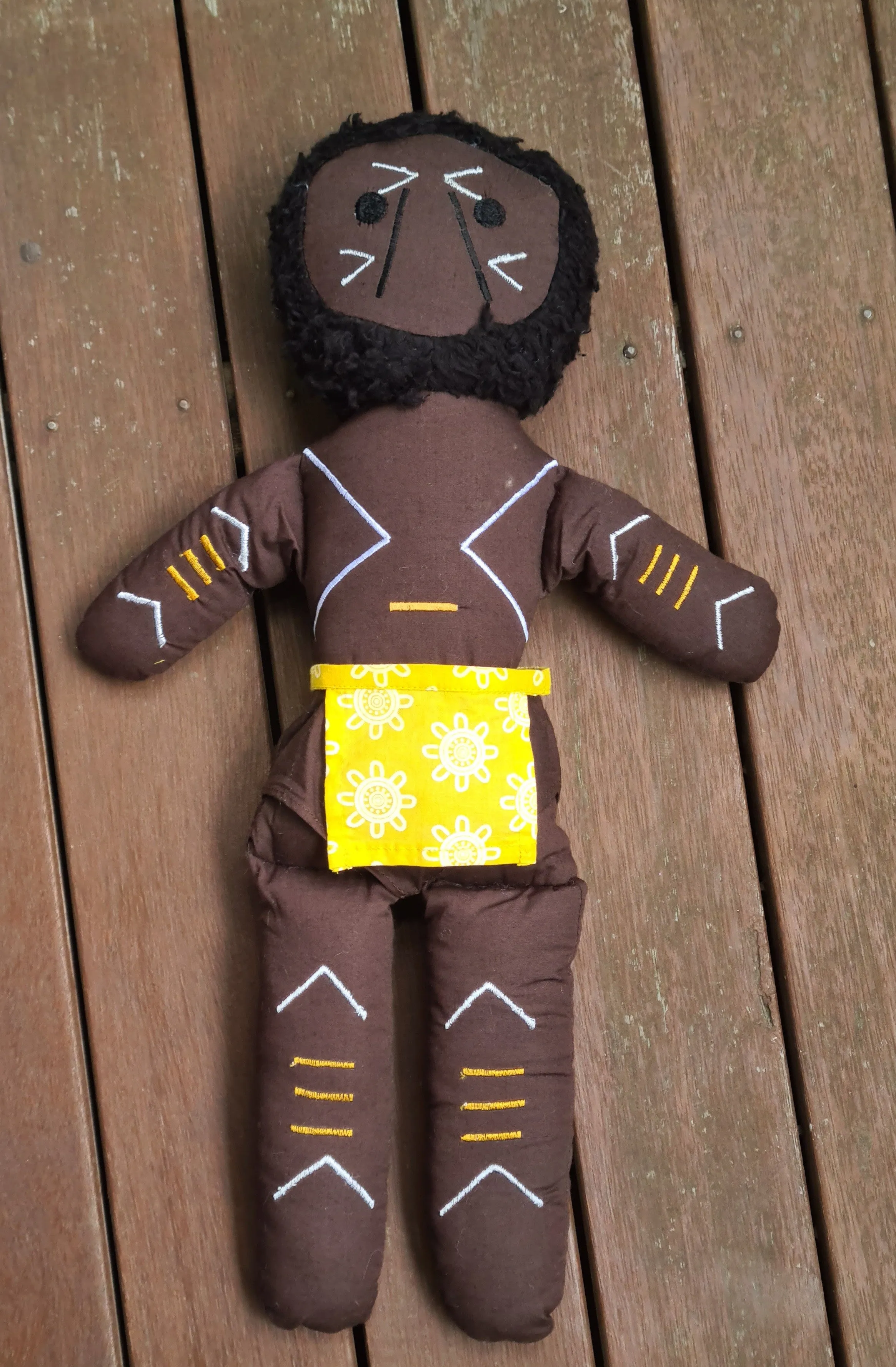 Aboriginal Warrior Doll