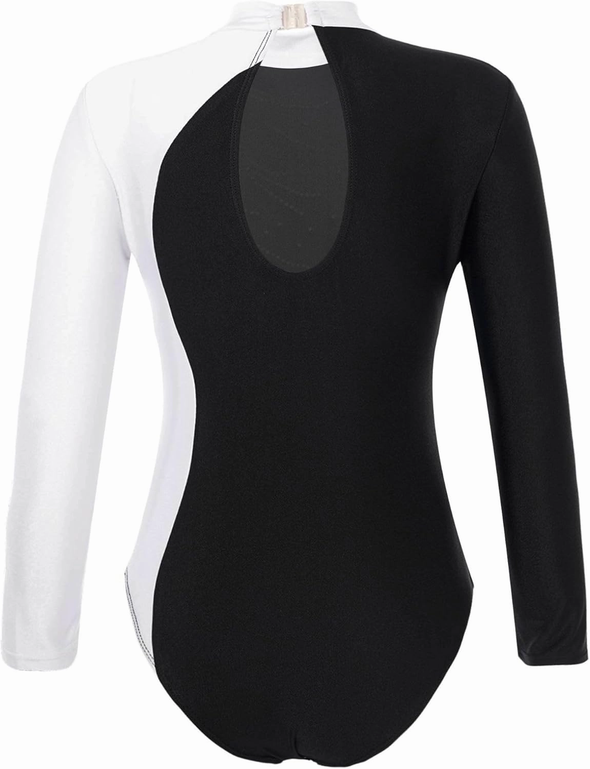 ACSUSS Kids Girls Long Sleeve Gymnastics Leotard Sparkly Dance Figure Skating Unitard Bodysuit Competition Dancewear