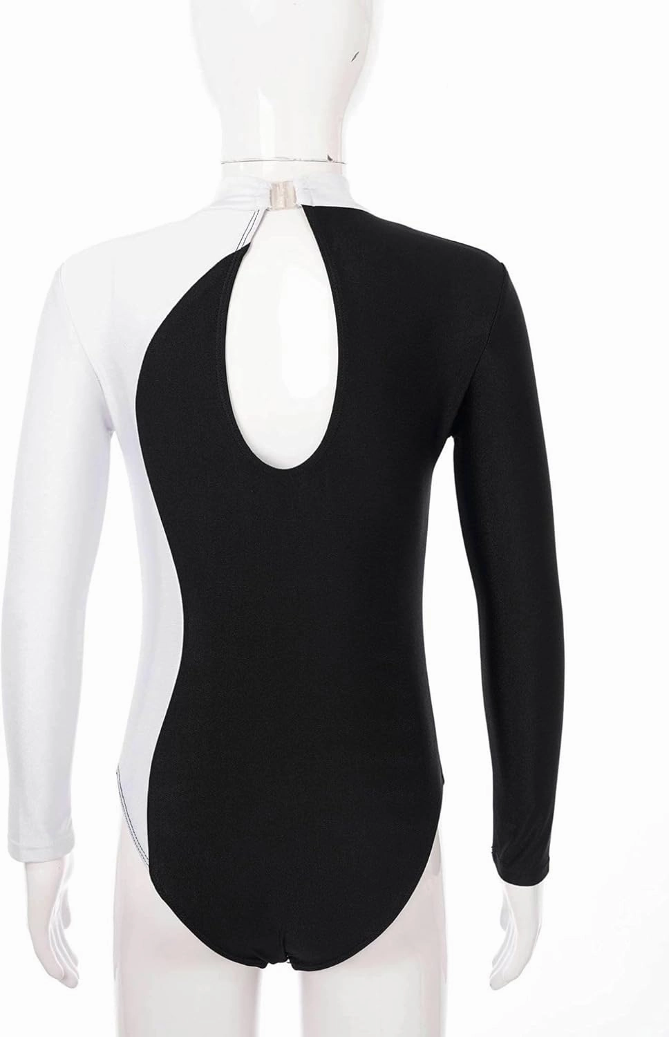 ACSUSS Kids Girls Long Sleeve Gymnastics Leotard Sparkly Dance Figure Skating Unitard Bodysuit Competition Dancewear