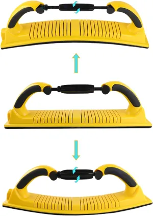 Adjustable Radius Flex Longboard Hand Sanding File Block with Hook & Loop Backing - Use with Sand Paper Roll or Sandpaper Sheets to Wood Polishing, Car Waxing, Wall Sanding, or Remove Rustand Paint
