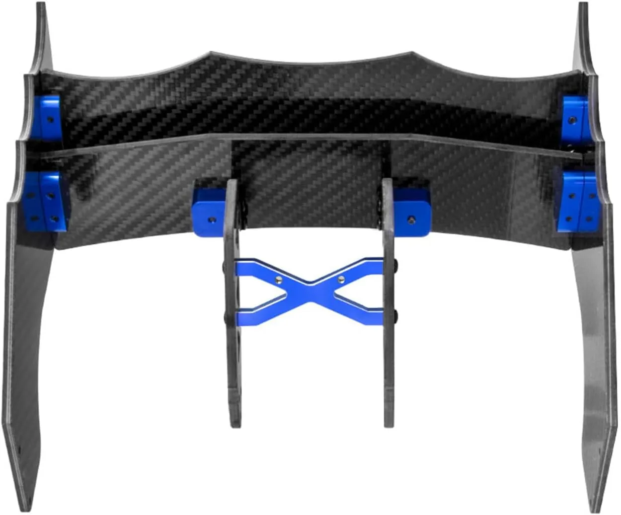 Adjustable RC Car Rear Tail Wing for Arrma F1 Limitless 1/7 RC Car Upgrade Parts(Blue)