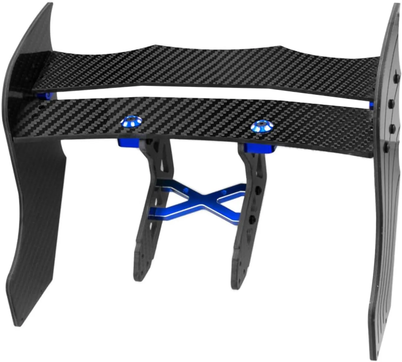 Adjustable RC Car Rear Tail Wing for Arrma F1 Limitless 1/7 RC Car Upgrade Parts(Blue)