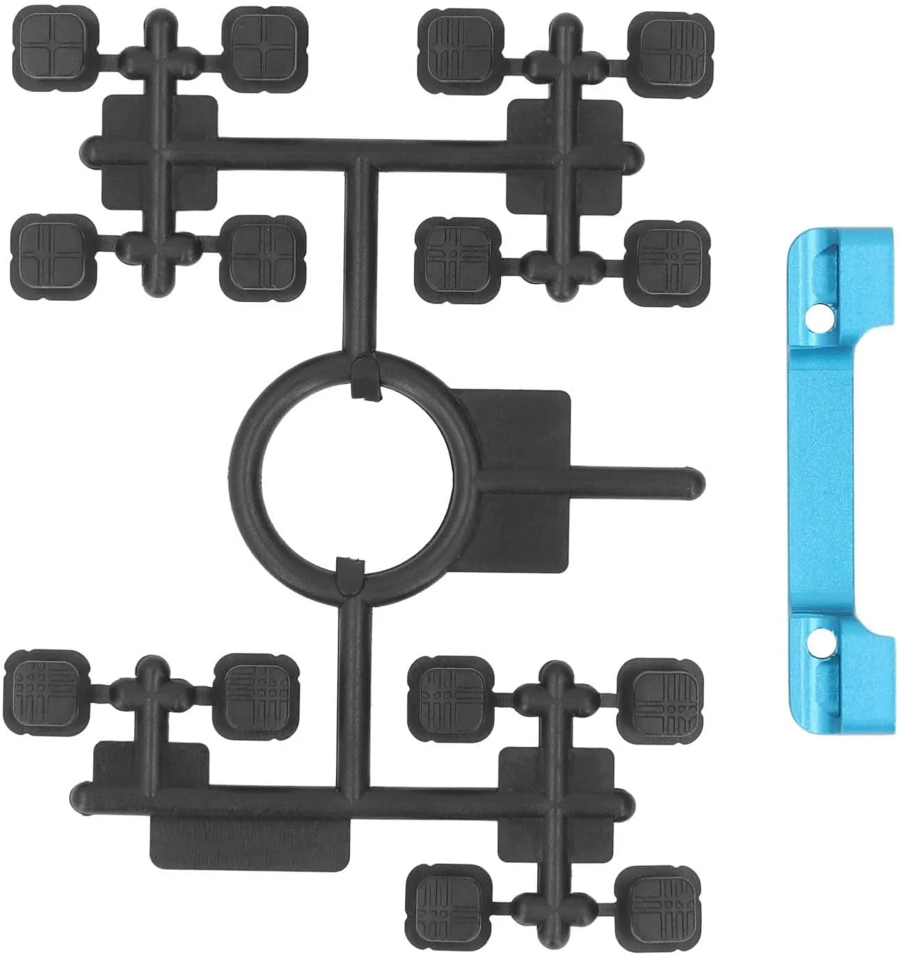 Adjustable Suspension Mount, Aluminum Alloy Suspension Mount for XV02, XV01 RC Car with Adjustments, Easy Installation, Enhance Performance for RC Car Racing or Entertainment