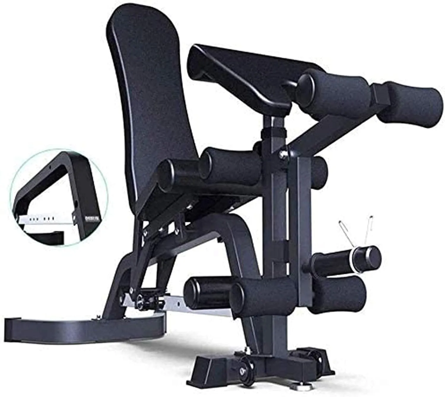 Adjustable Weight Bench Training Fitness Gym Multiuse Dumbbell Bench Commercial Multifunctional Bird Bench Press Bench Supine Board Training Bench Home Fitness Equipment