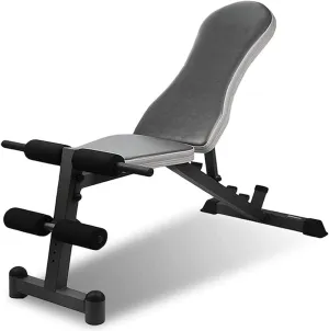 Adjustable/Foldable Utility Weight Bench for Home Gym Weightlifting and Strength Training - Body Exercises