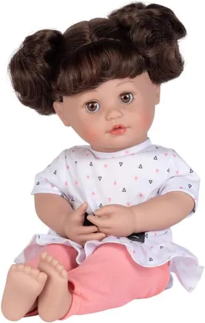 Adora My Cuddle & Coo Babies Collection, 15" Baby Doll with Sweet Powder Scent and 5 Touch Activated Sounds: She Cries, Coos, Giggles, Kisses Back & Says Momma Birthday Gift For Ages 3  - Kitty Kisses