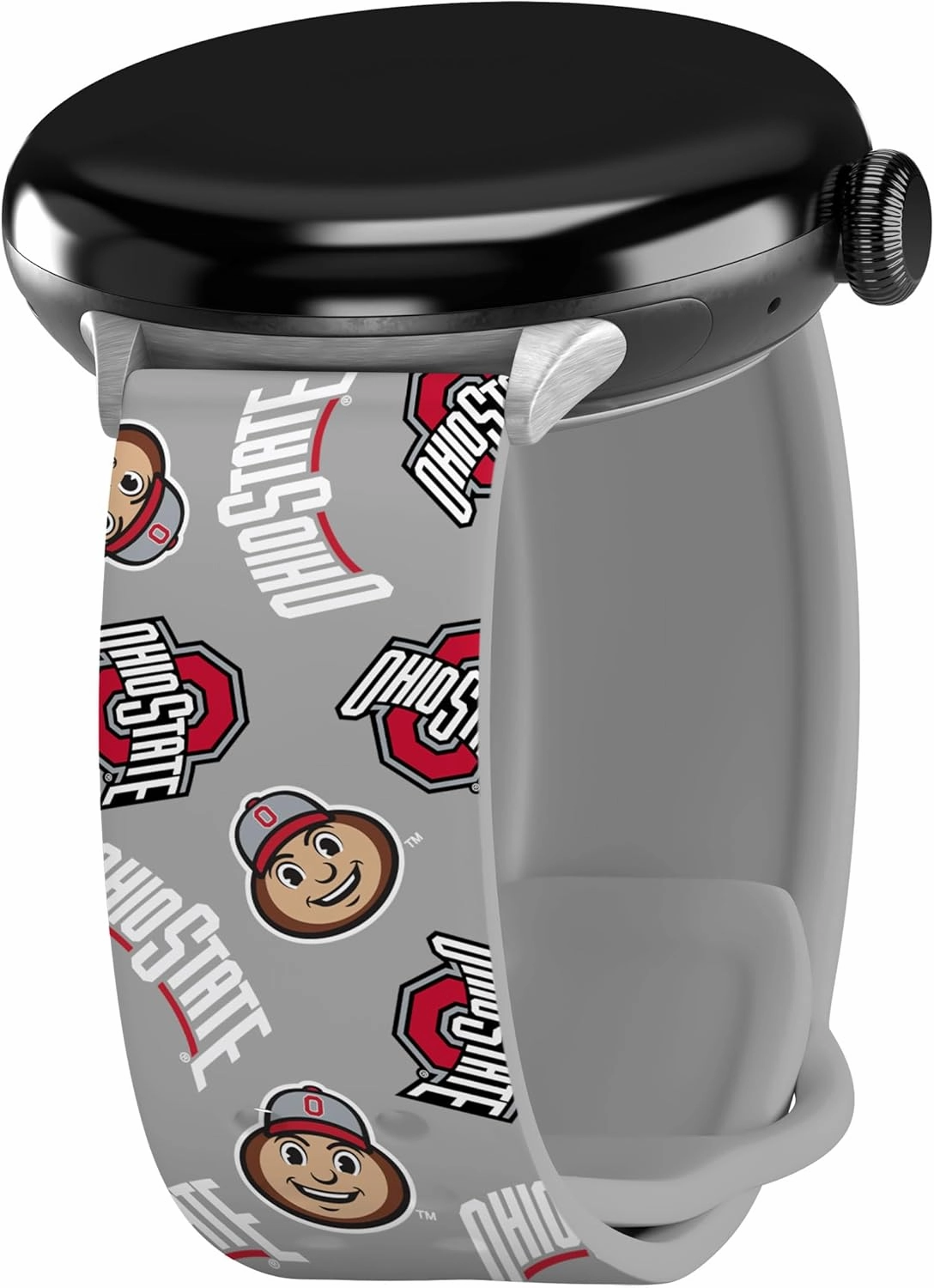 Affinity Bands Ohio State Buckeyes HD Watch Band Compatible with Google Pixel Watch (Short Gray Random)