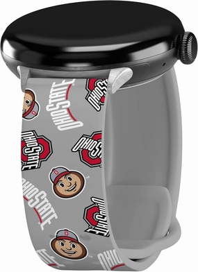 Affinity Bands Ohio State Buckeyes HD Watch Band Compatible with Google Pixel Watch (Short Gray Random)