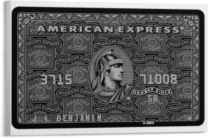American Express Card American Card Poster Modern Wall Art Poster Canvas Poster Wall Art (3) Canvas Painting Wall Art Poster for Bedroom Living Room Decor 12x08inch(30x20cm) Frame-style